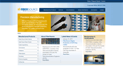 Desktop Screenshot of fibersource.net